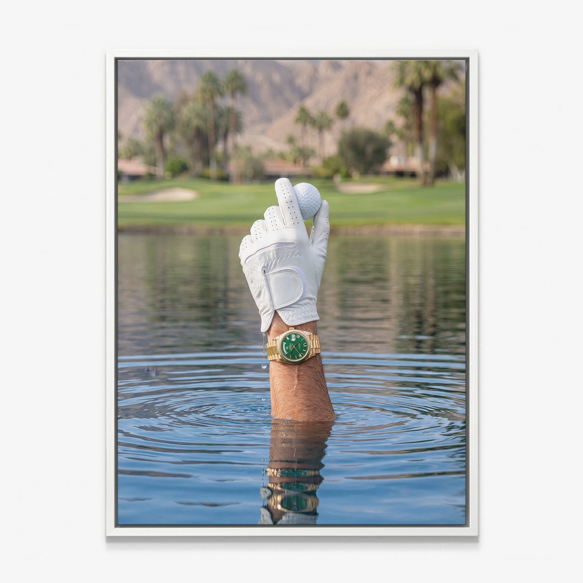 Found It golf canvas white frame
