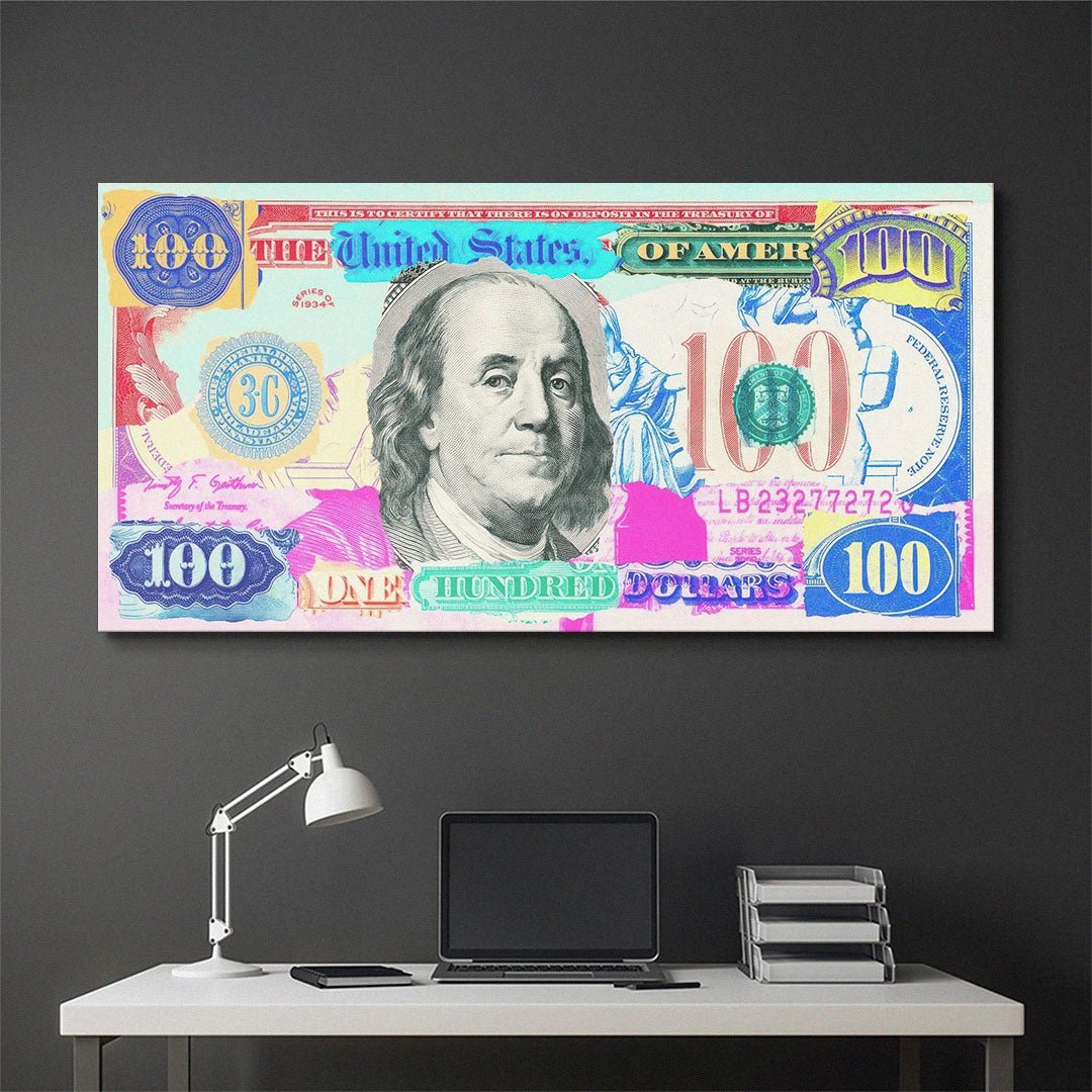 Franklin in Color canvas art