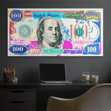 Franklin In Color canvas wall art