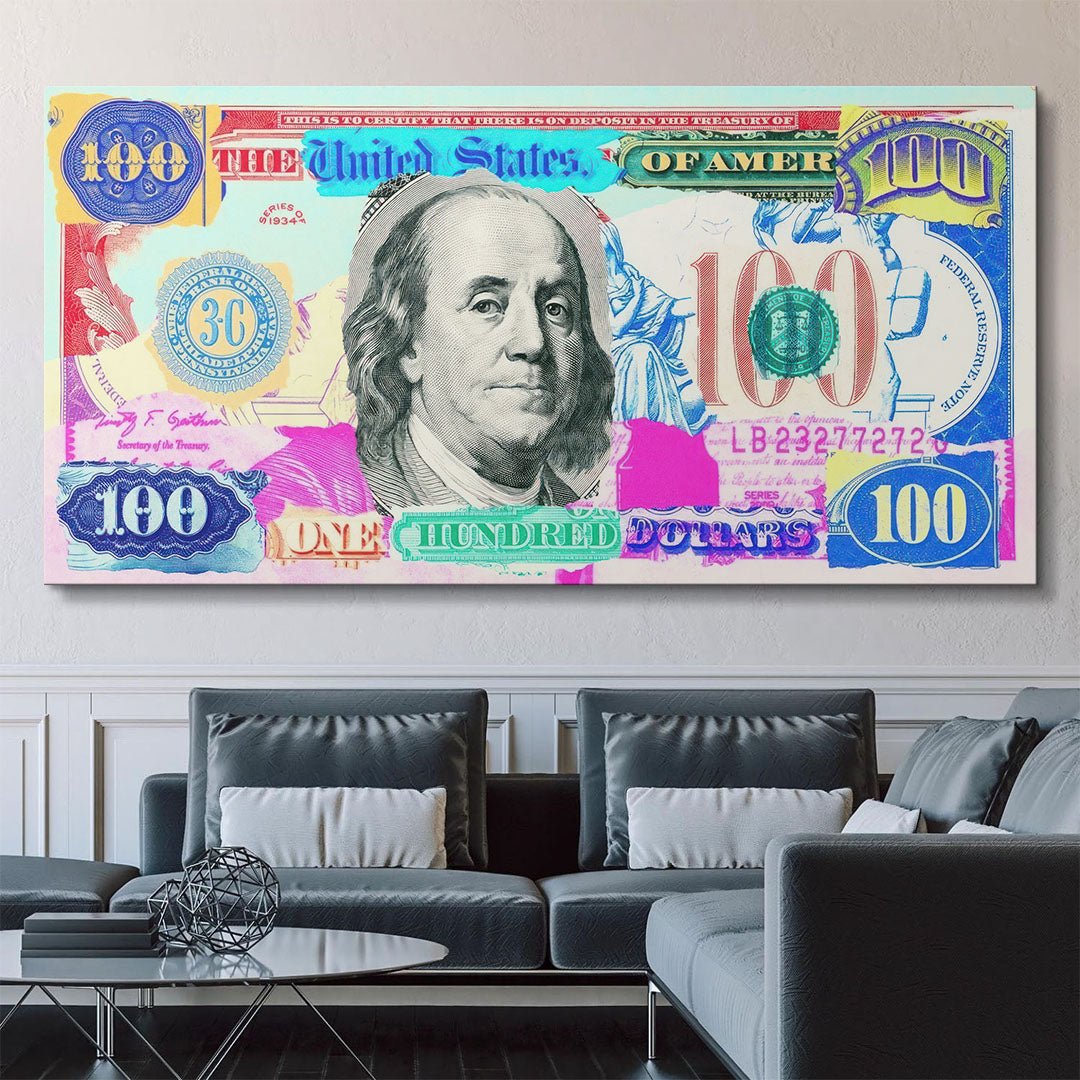 Franklin in Color canvas art