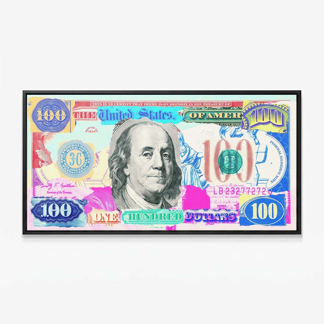 Franklin In Color canvas wall art