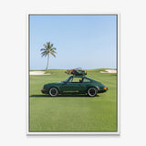 German Golf Cart canvas white frame