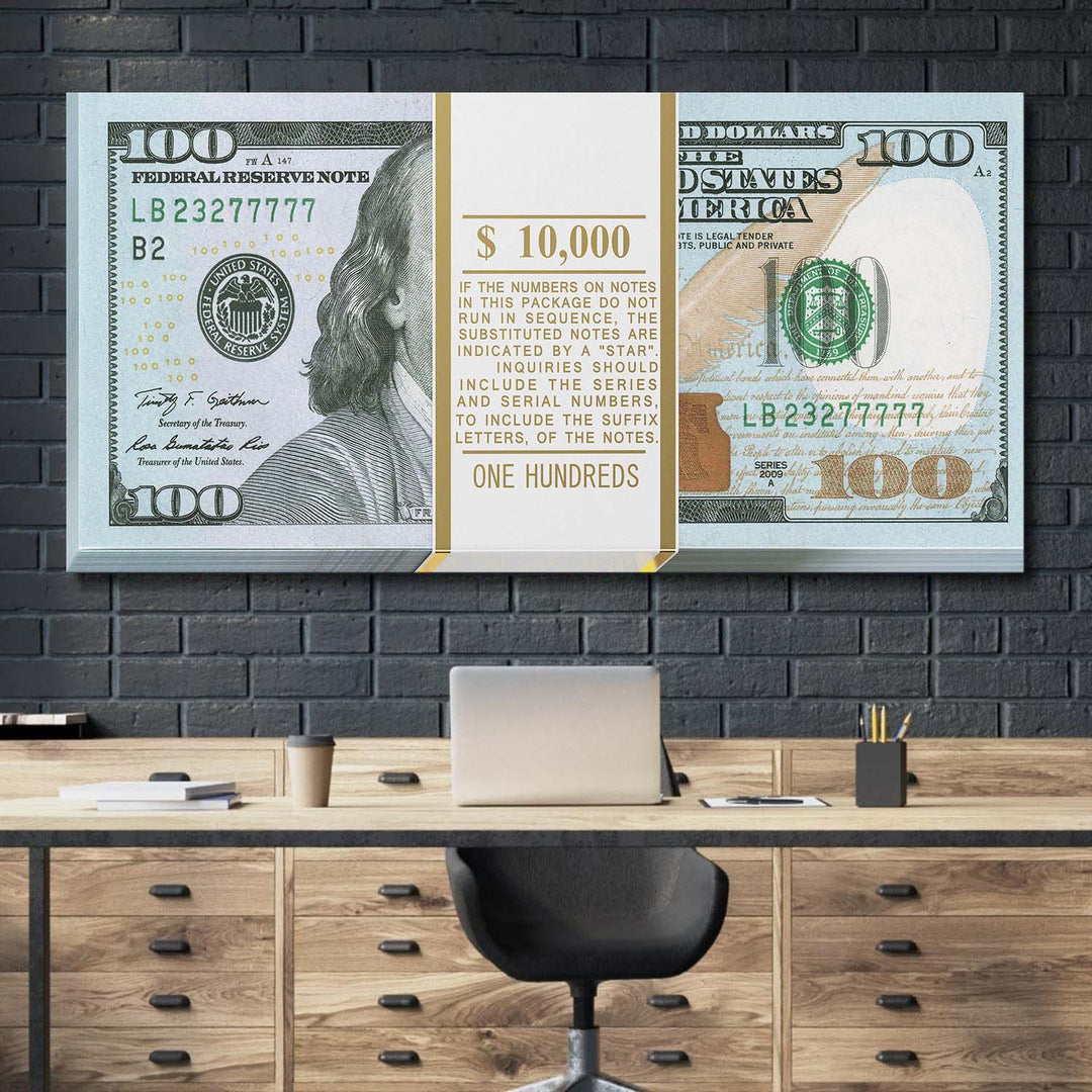 Gold Stack (Dollar Edition) canvas art