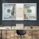 Gold Stack (Dollar Edition) canvas wall art