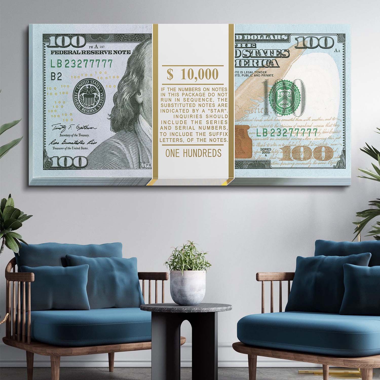 Gold Stack (Dollar Edition) canvas art