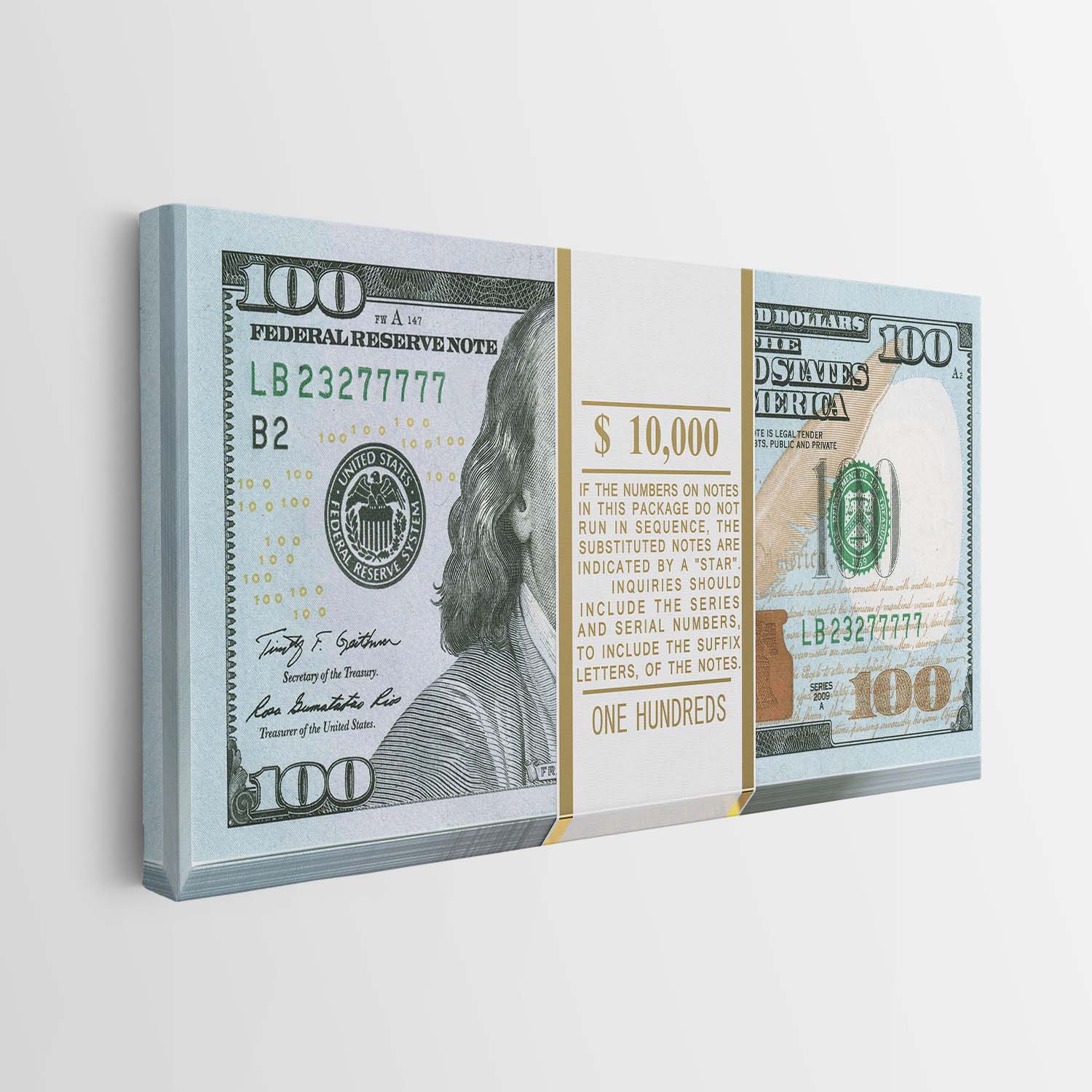 Gold Stack (Dollar Edition) canvas art