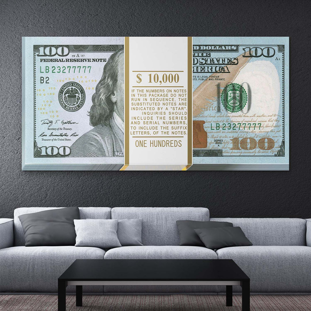 Gold Stack (Dollar Edition) canvas art