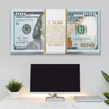 Gold Stack (Dollar Edition) canvas wall art