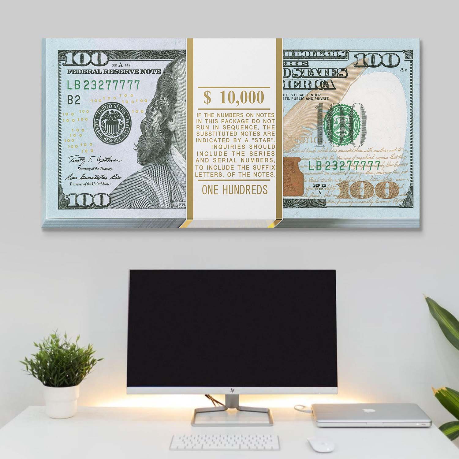 Gold Stack (Dollar Edition) canvas art