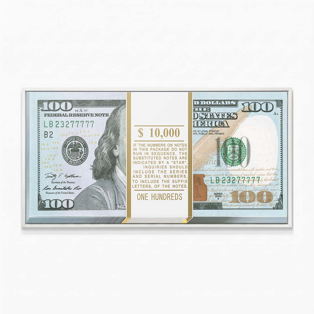 Gold Stack (Dollar Edition) canvas wall art