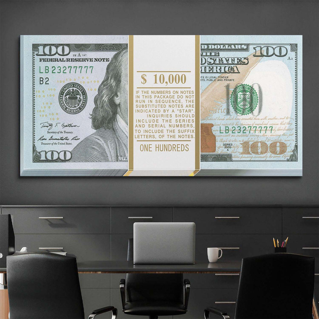 Gold Stack (Dollar Edition) canvas art