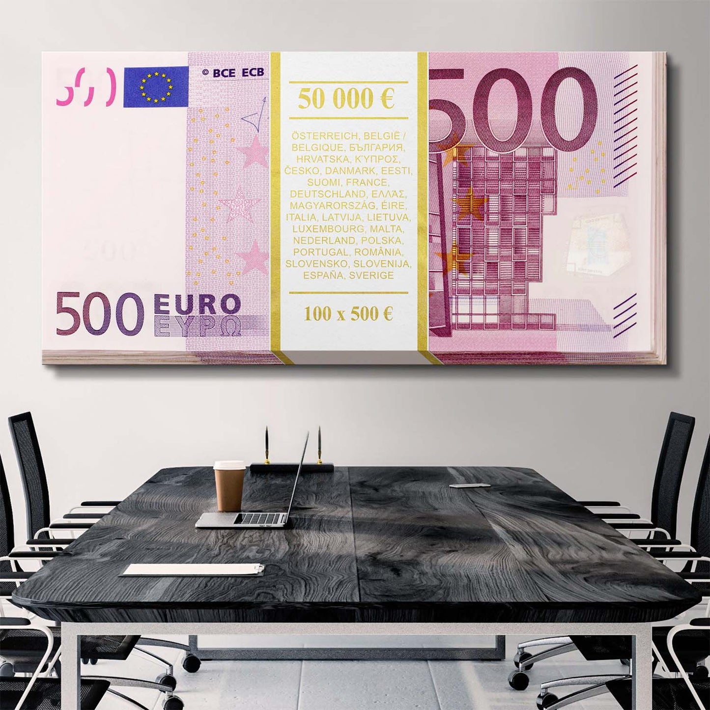 Gold Stack (Euro Edition) canvas art