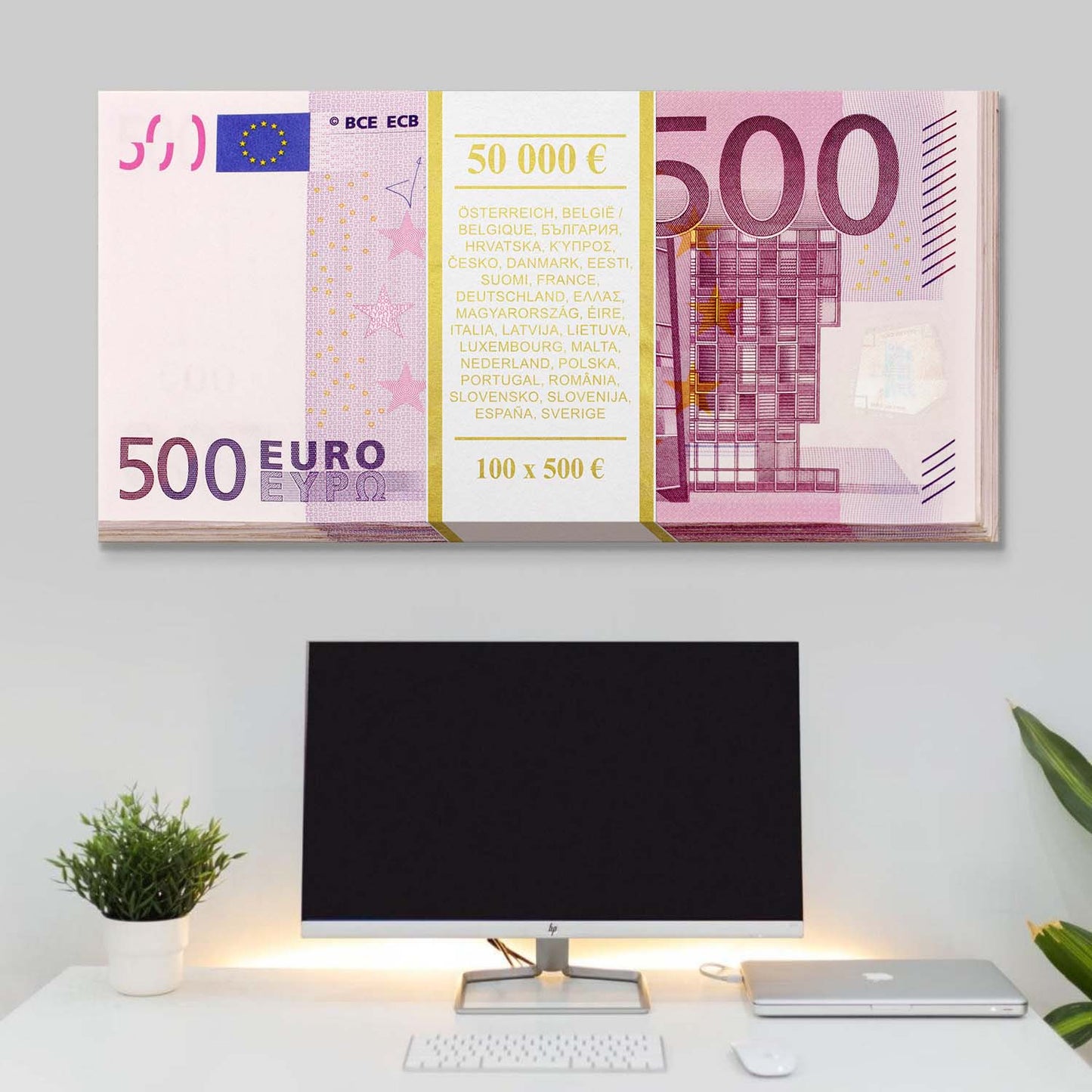 Gold Stack (Euro Edition) canvas art