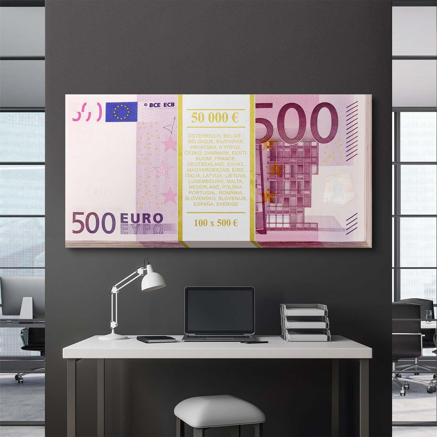 Gold Stack (Euro Edition) canvas art