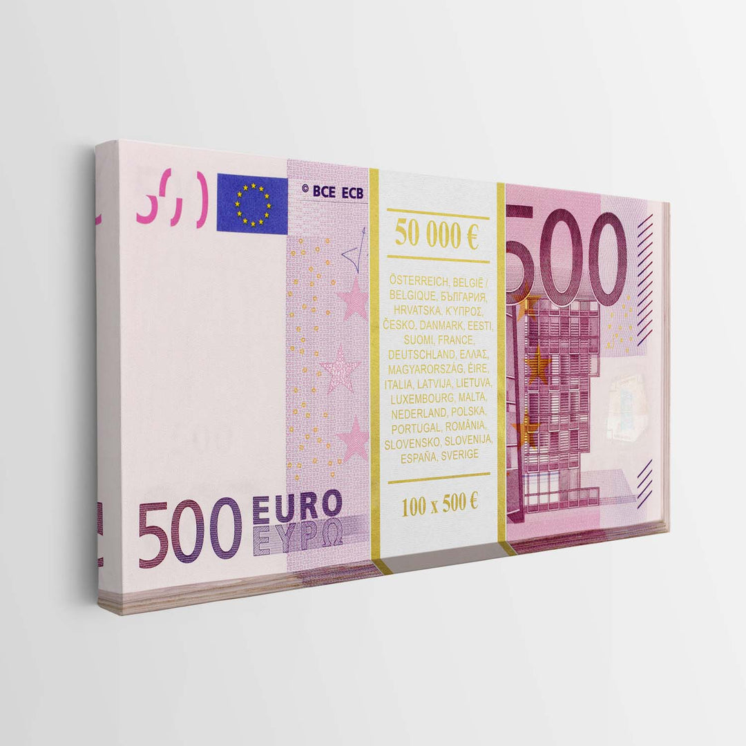 Gold Stack (Euro Edition) canvas wall art