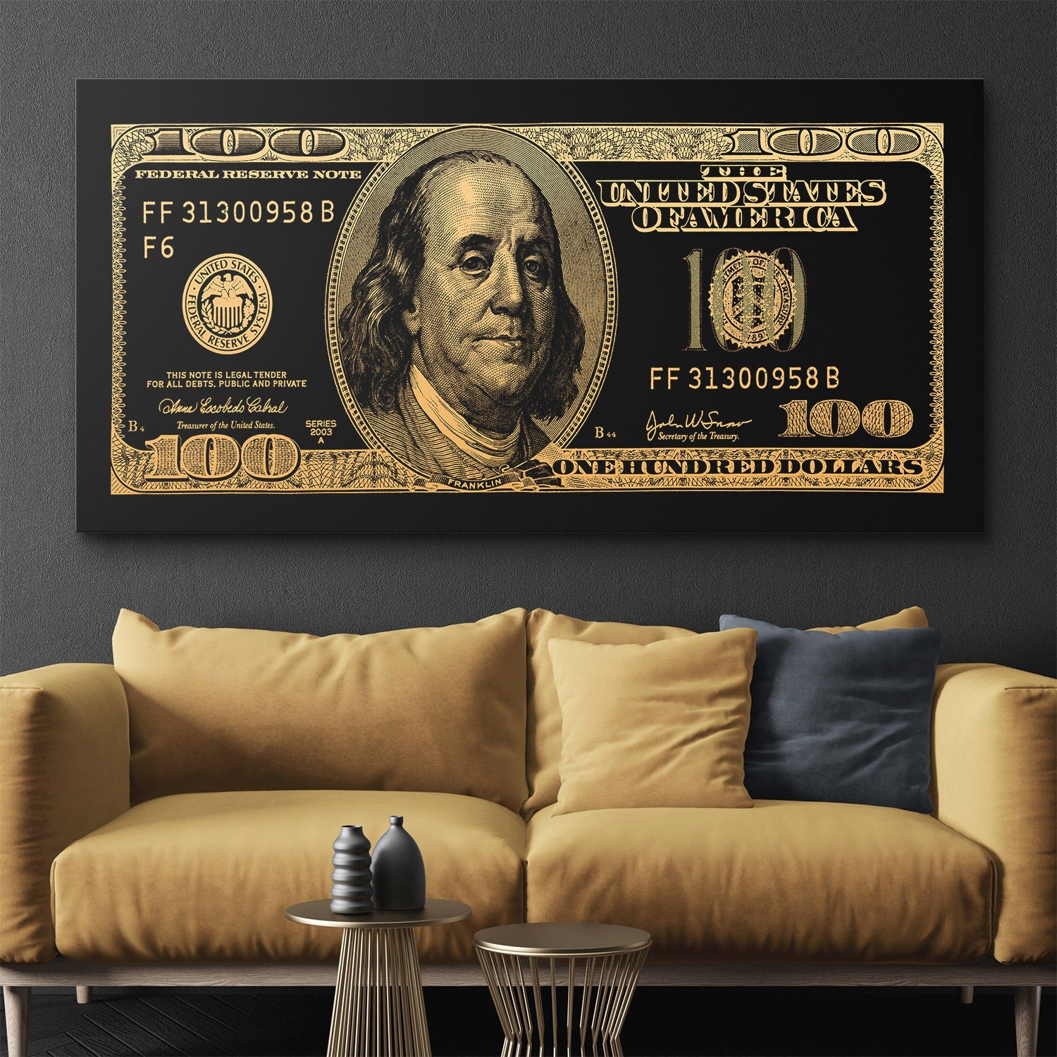 Gold Standard canvas wall art