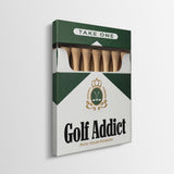 Golf Addict canvas side edge