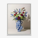 Golf Vase canvas with white frame