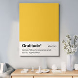 Gratitude Palette canvas wall art