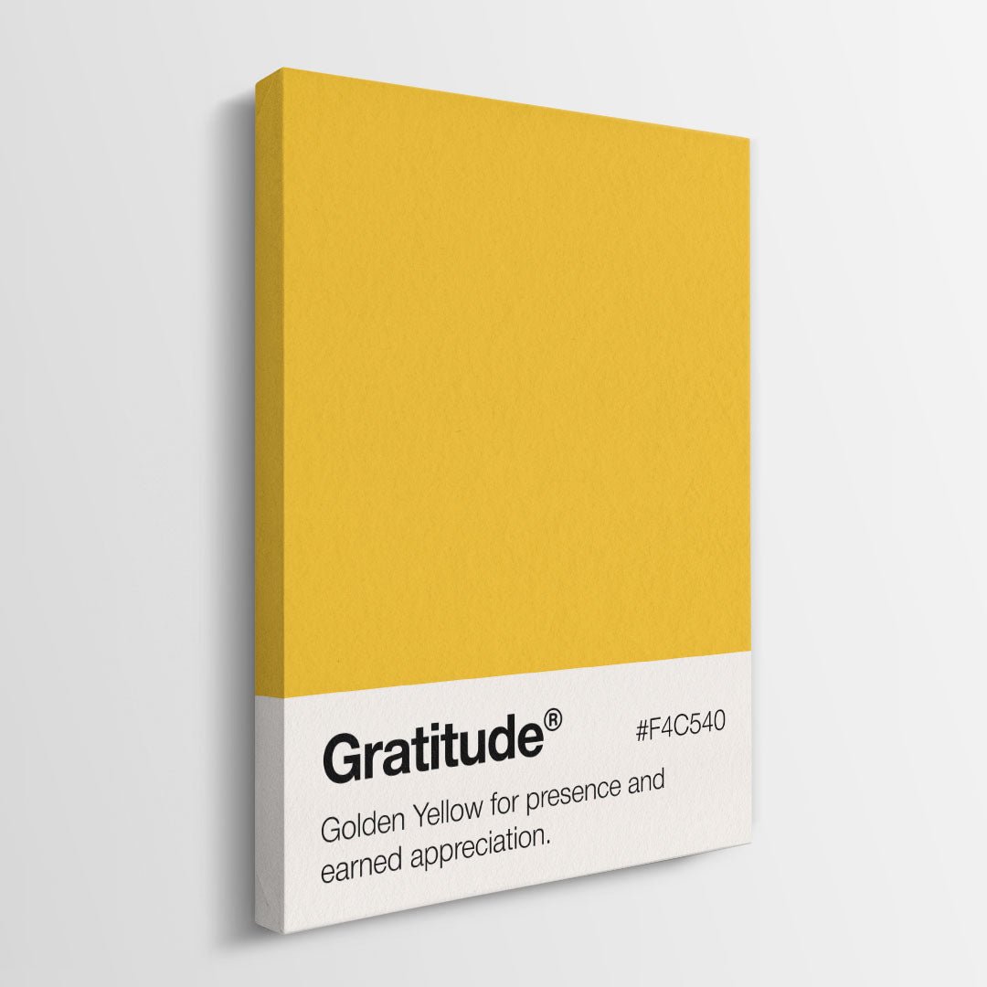 Gratitude Palette canvas wall art
