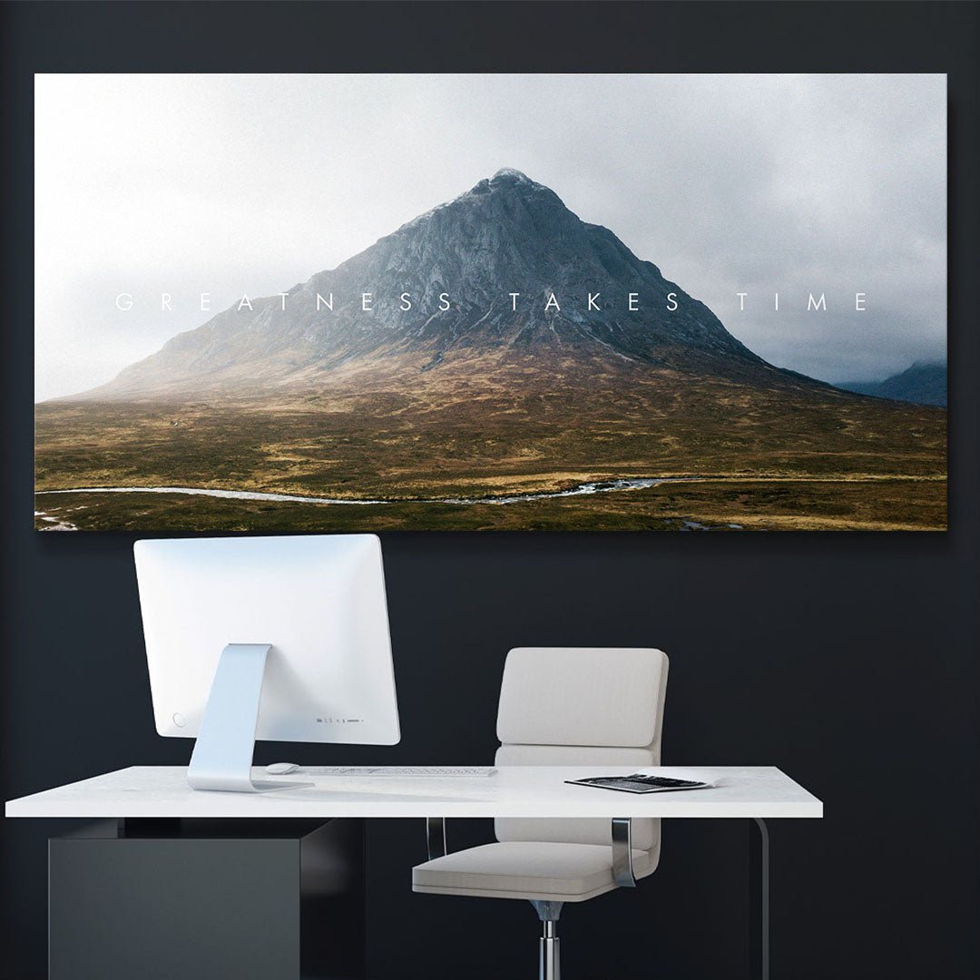 Greatness Takes Time canvas art