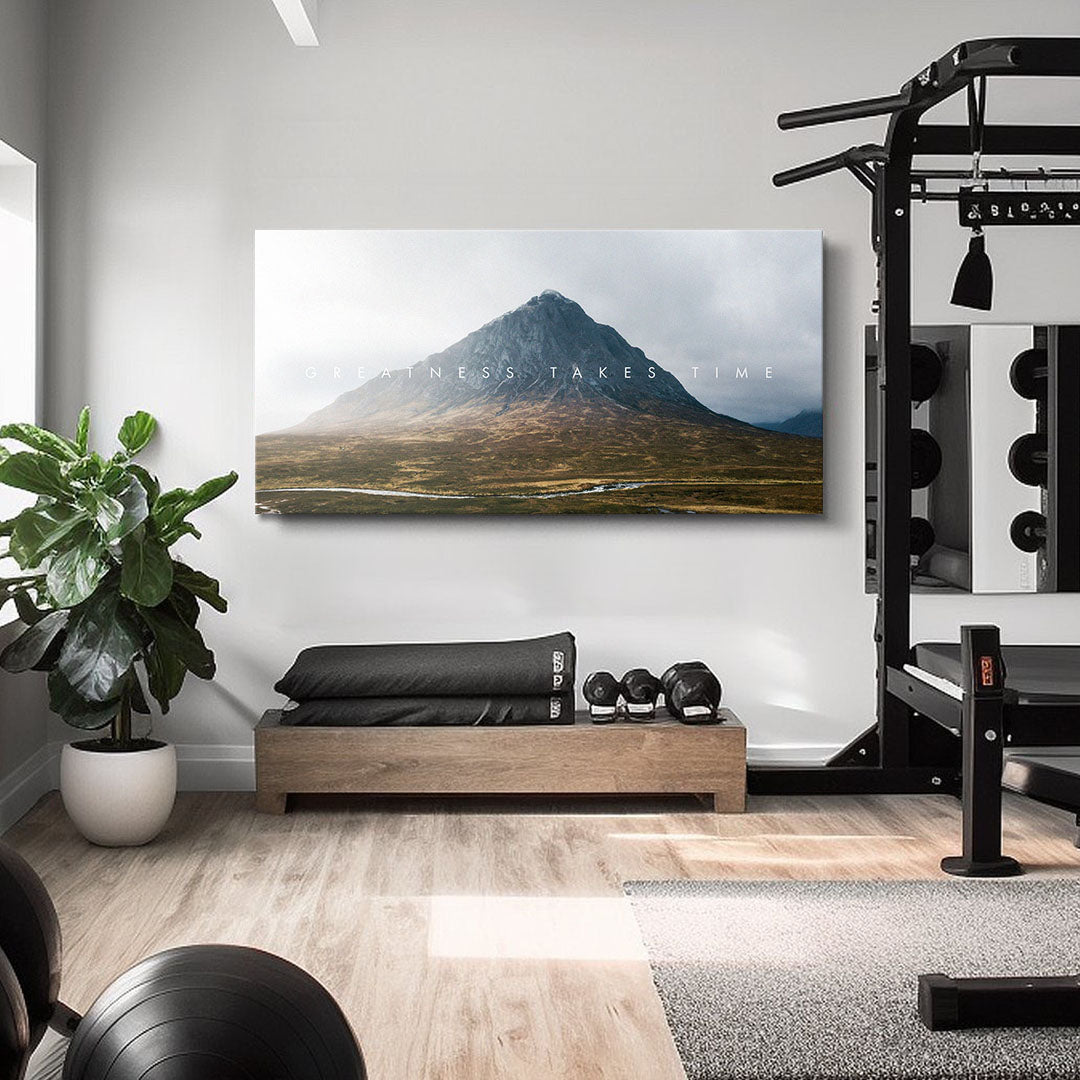 Greatness Takes Time canvas art