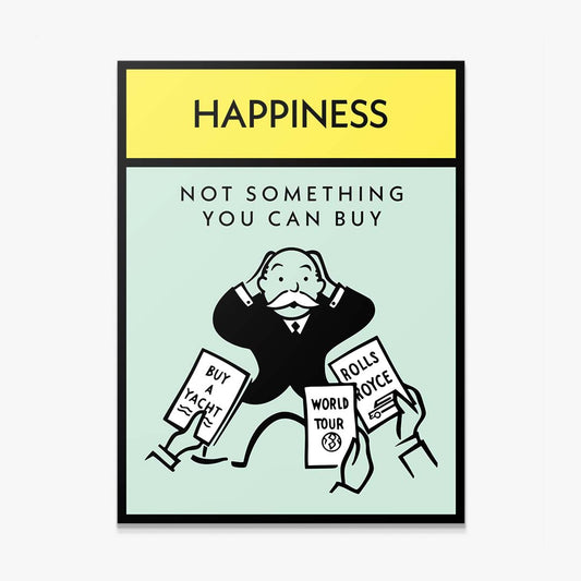 Happiness canvas art