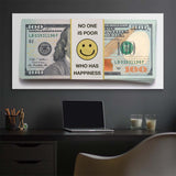 Happiness (Dollar Edition) canvas wall art