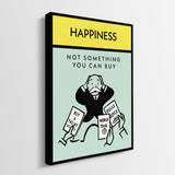 Happiness canvas wall art