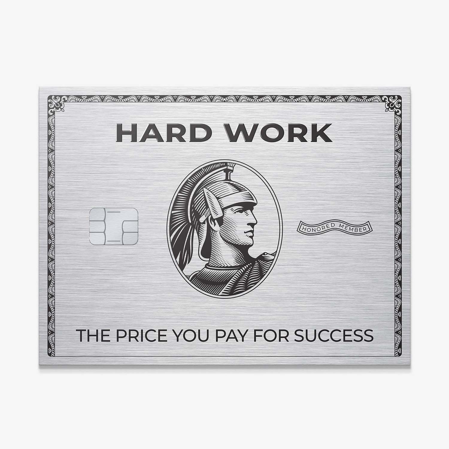 Hard Work Card canvas art