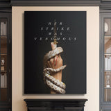 Her Strike canvas wall art