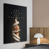 Her Strike canvas wall art