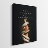 Her Strike canvas wall art
