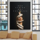 Her Strike canvas wall art