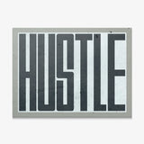 Hustle canvas wall art