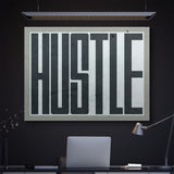 Hustle canvas wall art