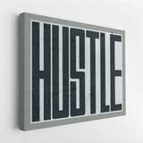 Hustle canvas wall art