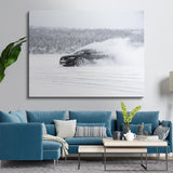 Ice Drift canvas wall art