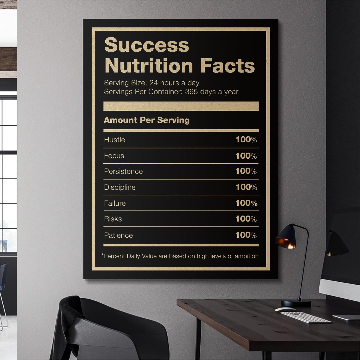 Ingredients For Success canvas art