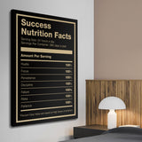 Ingredients For Success canvas wall art
