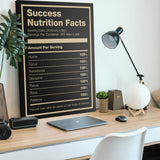 Ingredients For Success canvas wall art