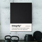 Integrity Palette canvas wall art