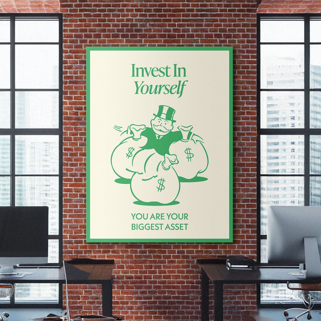 Invest In Yourself canvas art