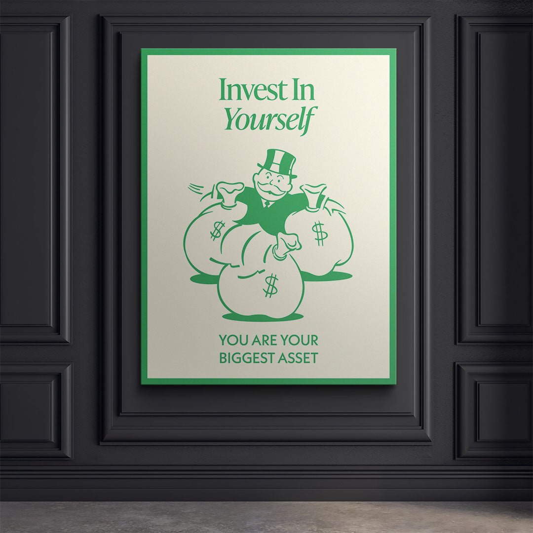 Invest In Yourself canvas art