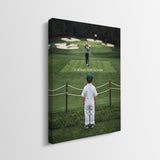 It All Starts With A Dream golf canvas side edge