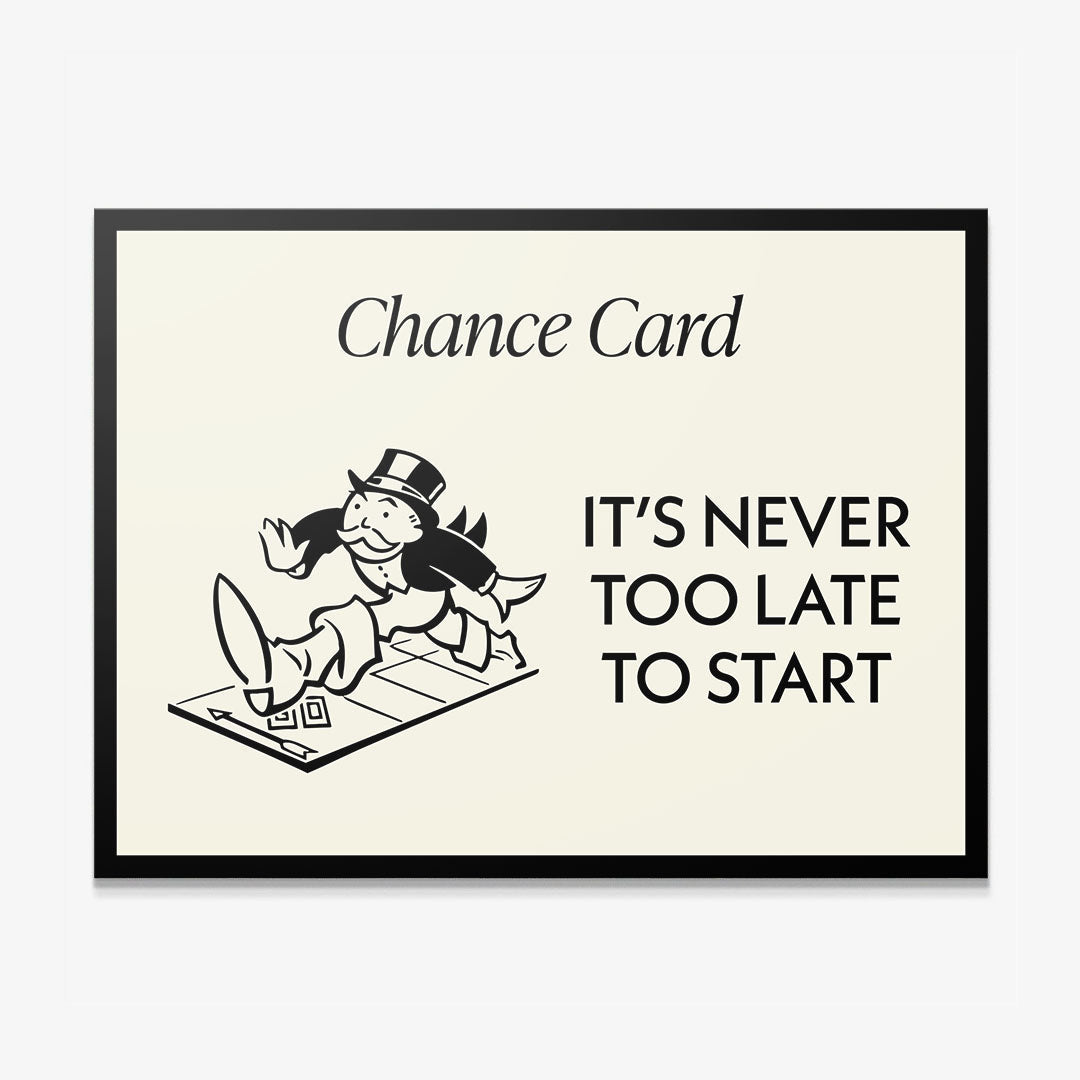 It's Never Too Late canvas art