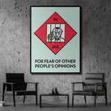 Jail canvas wall art