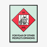 Jail canvas wall art