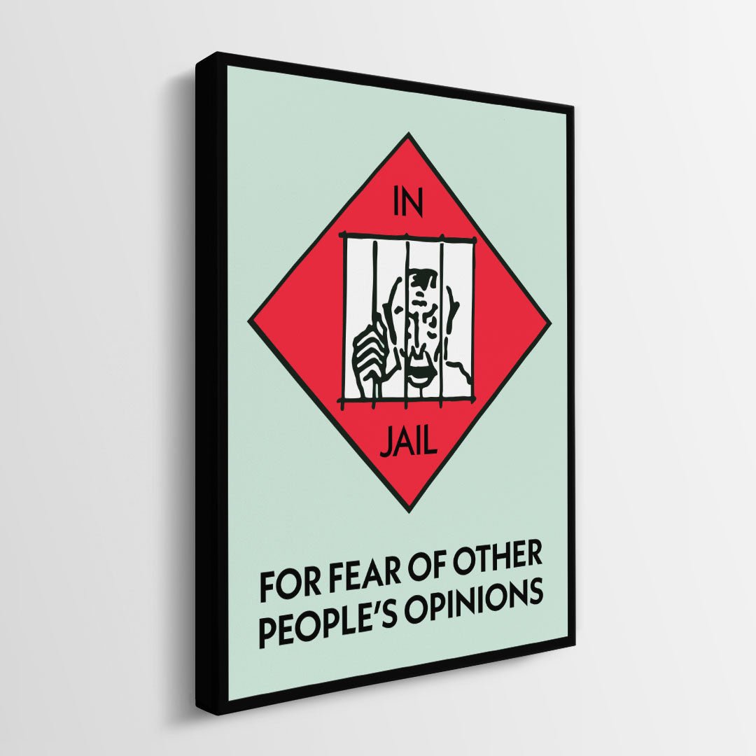 Jail canvas wall art