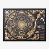 Karma Baroque canvas in a black floating frame